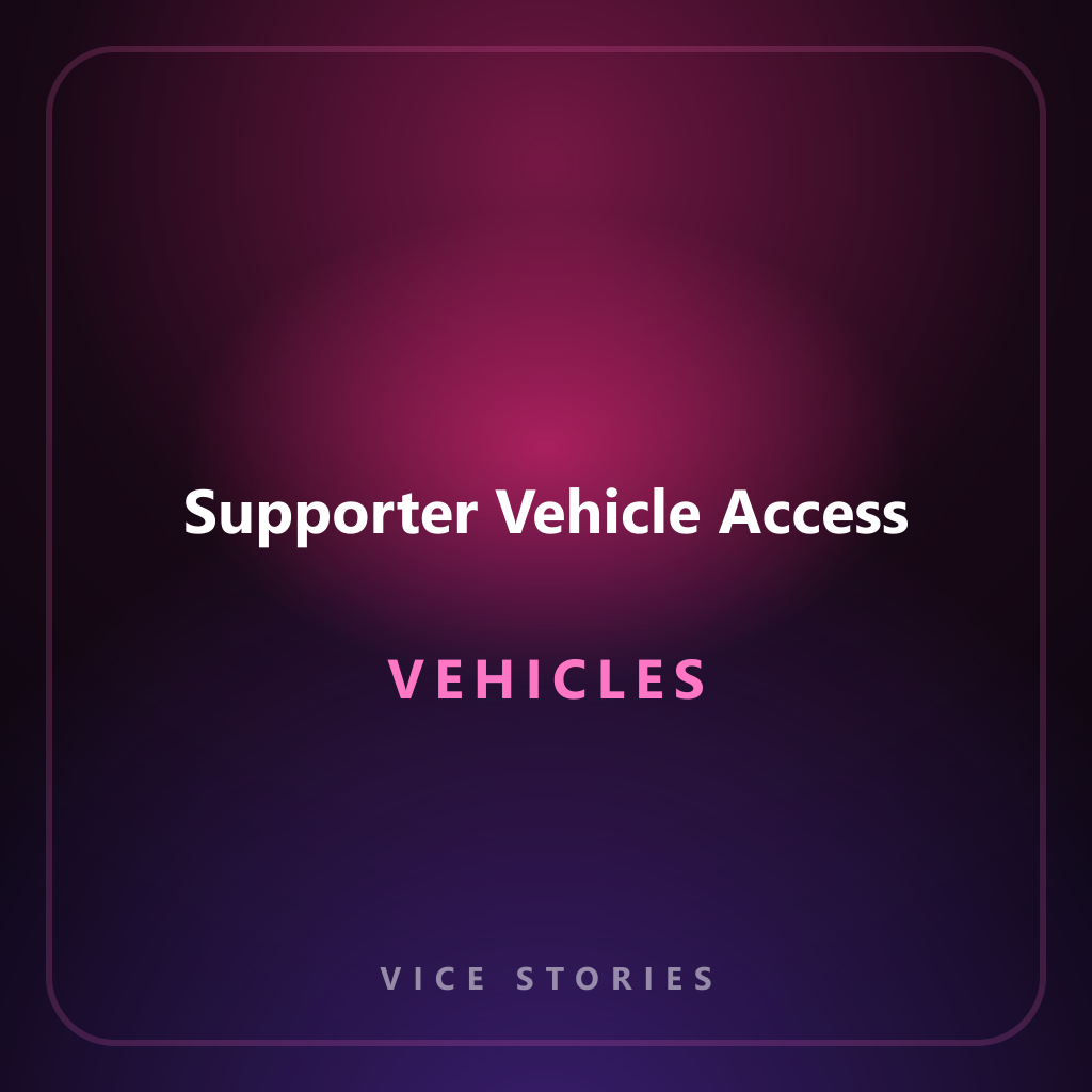 Supporter Vehicle Access