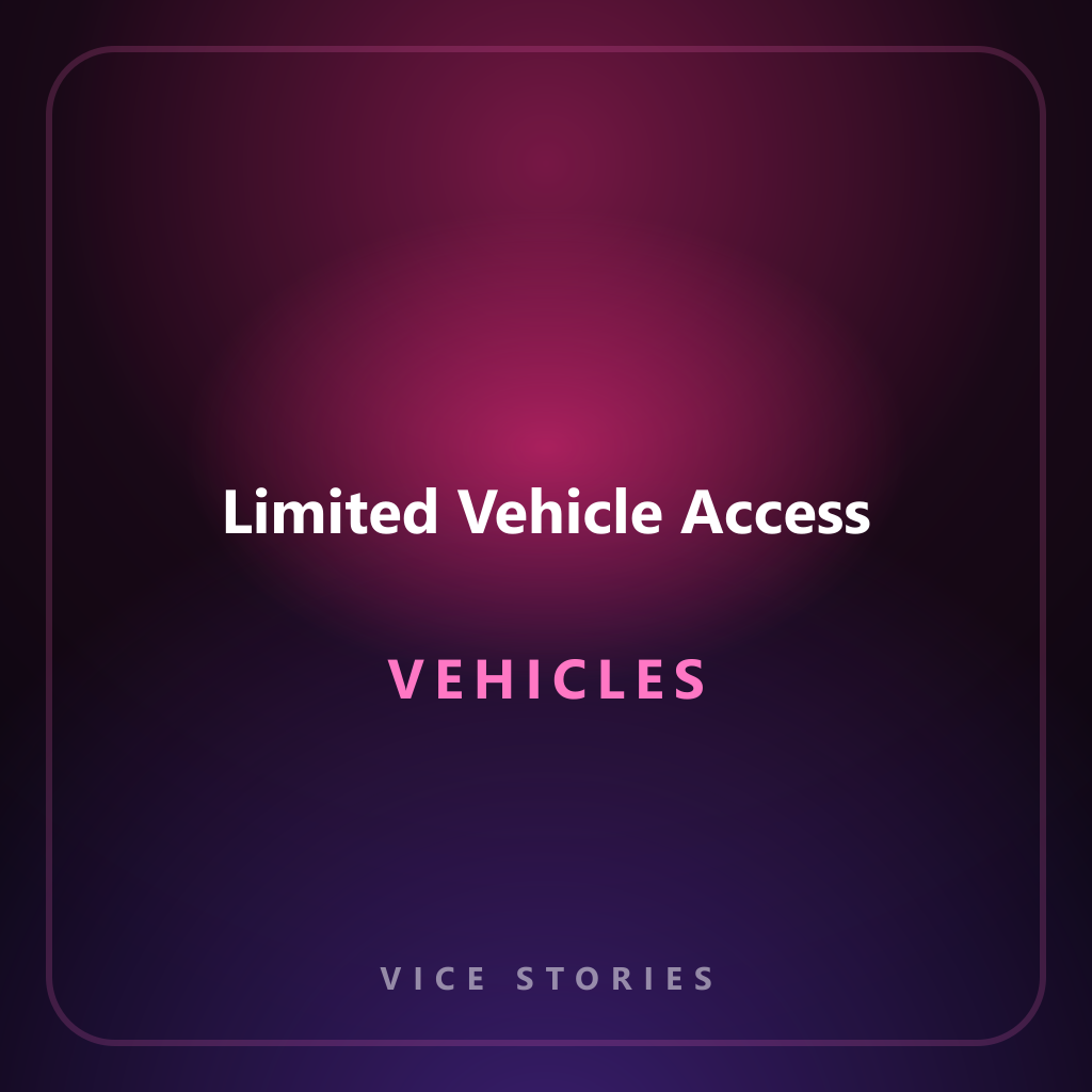 Limited Vehicle Access