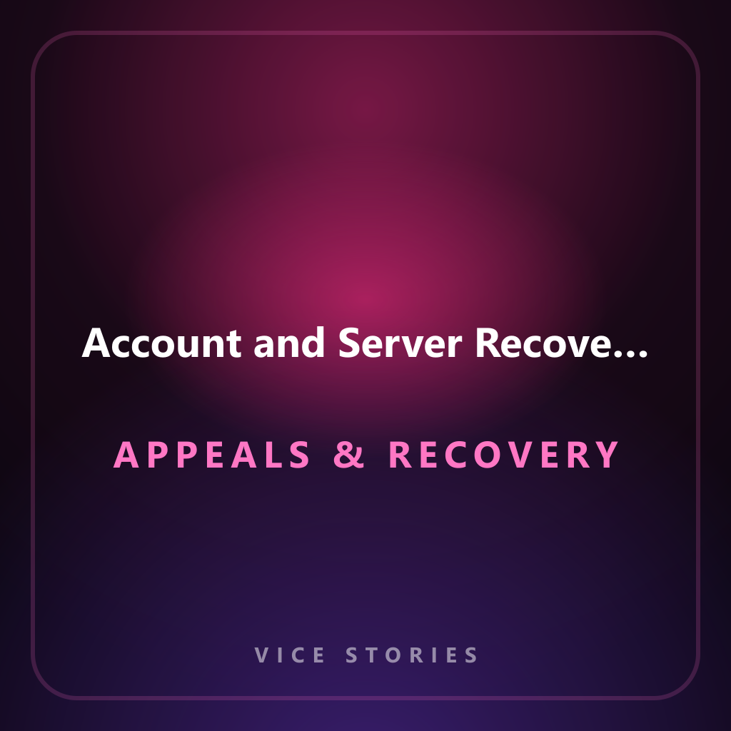 Account and Server Recovery